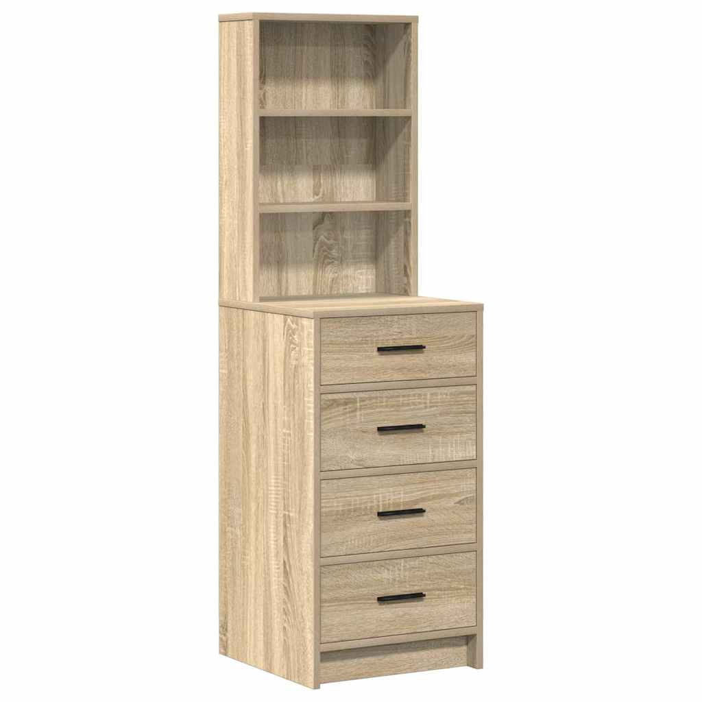 Table de Toilette avec tiroir 2 pcs Marron 50 x 41 x 135 cm - XIOS