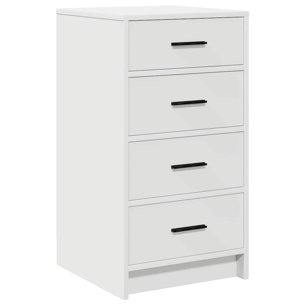 Table de Toilette avec tiroir 3 pcs Blanc 40 x 41 x 135 cm - XIOS