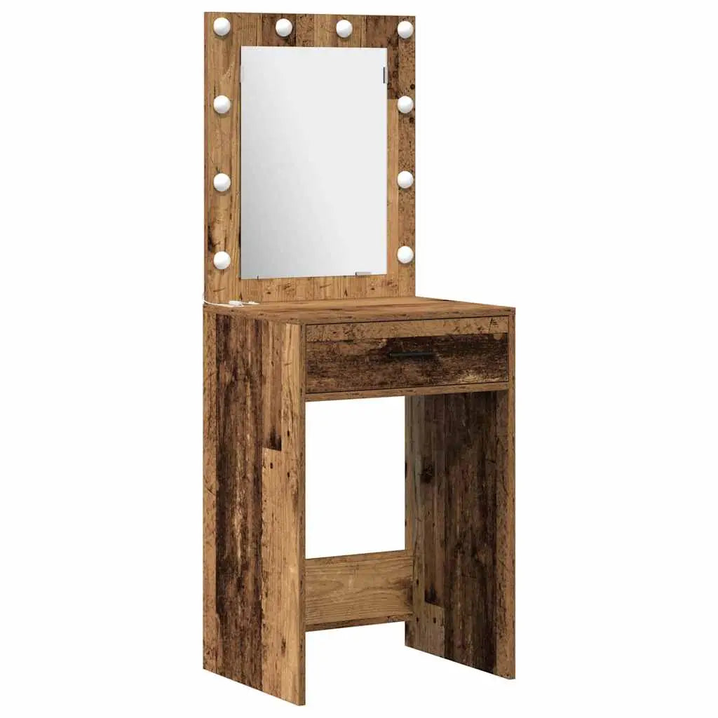 Table de Toilette 3 pc Marron 40 x 41 x 135 cm - XIOS