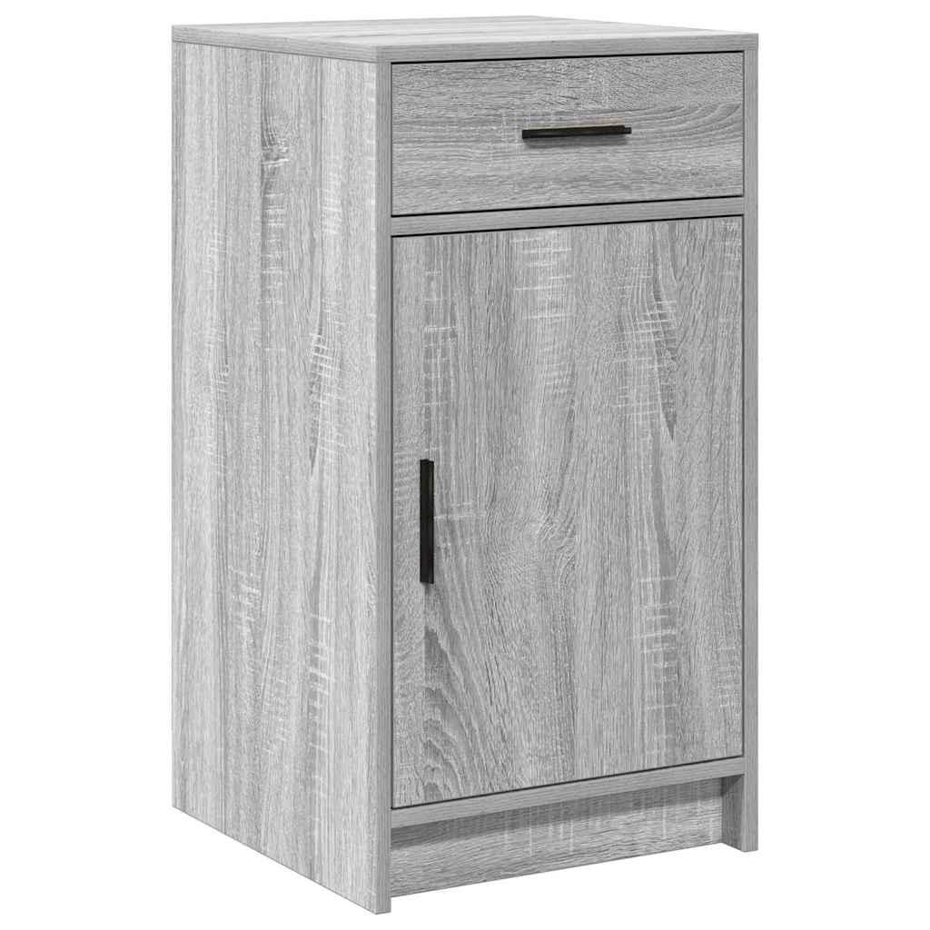 Table de Toilette 2 pcs Gris 50 x 41 x 135 cm Bois d'ingénierie - XIOS
