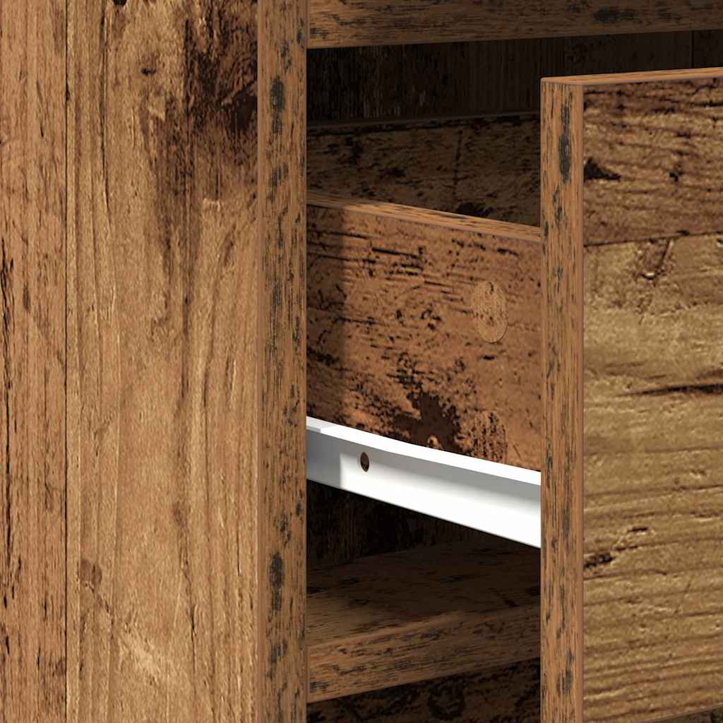 Table de Toilette avec tiroir 2 pcs Marron 50 x 41 x 135 cm - XIOS