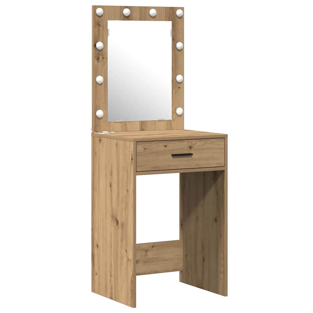 Table de Toilette avec tiroir 2 pcs Marron 50 x 41 x 135 cm - XIOS