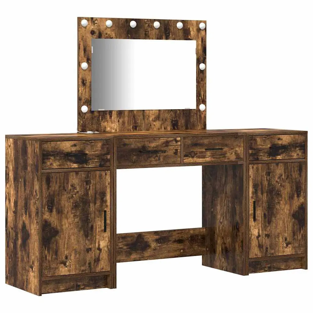 Table de Toilette 3 pc Marron 78,5 x 41 x 135 cm - XIOS