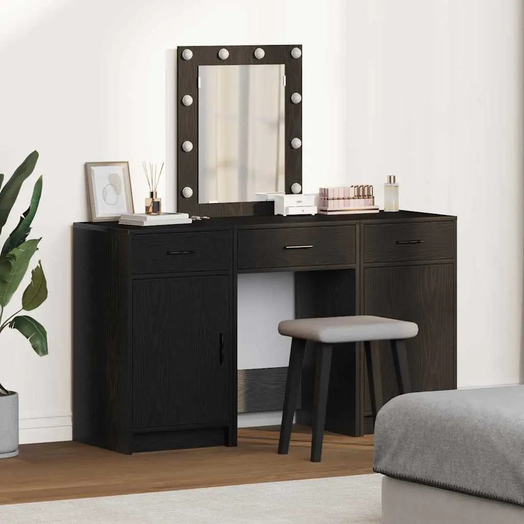 Table de Toilette Noir 50 x 41 x 135 cm Bois d’ingénierie - XIOS