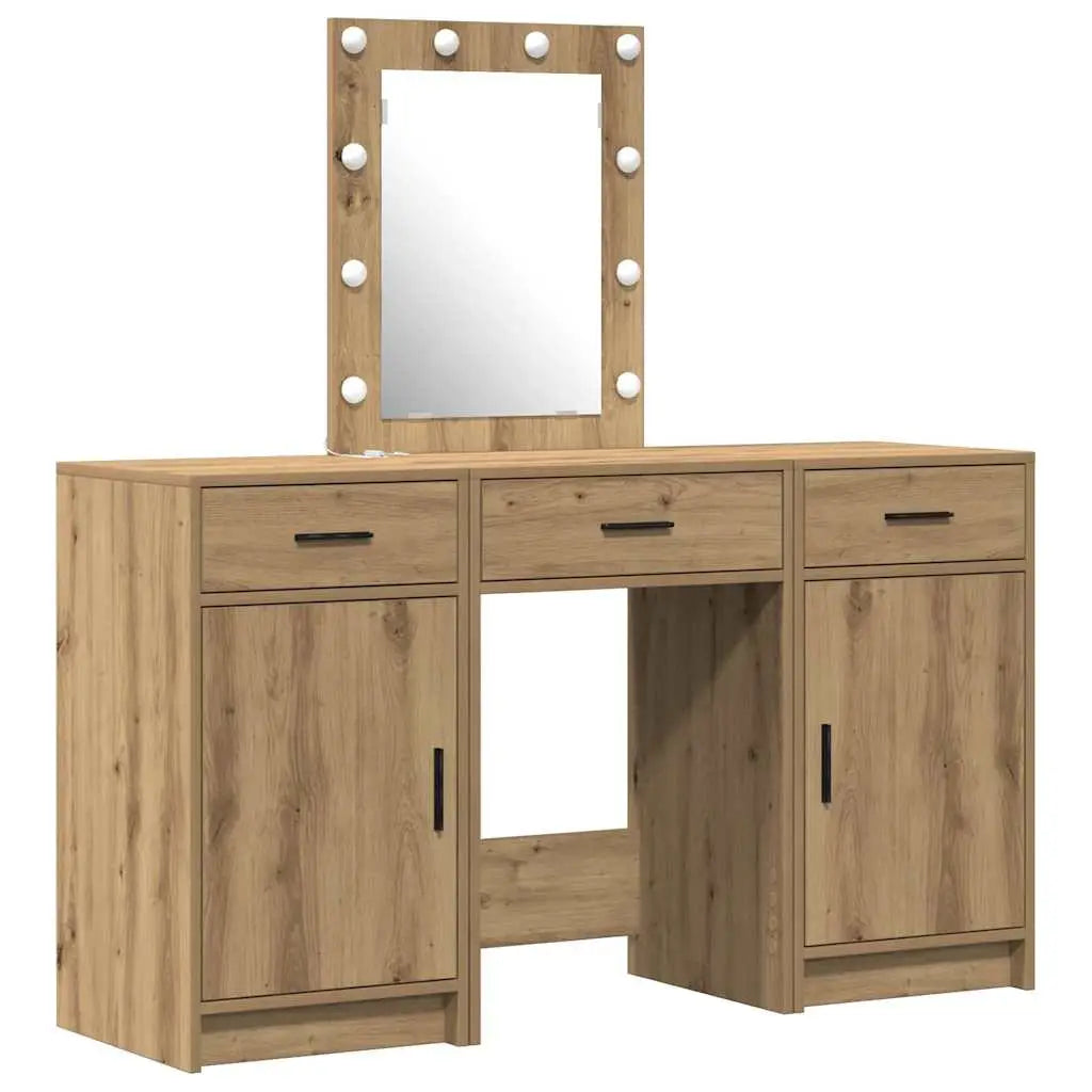Table de Toilette Marron 50 x 41 x 135 cm Bois d’ingénierie - XIOS