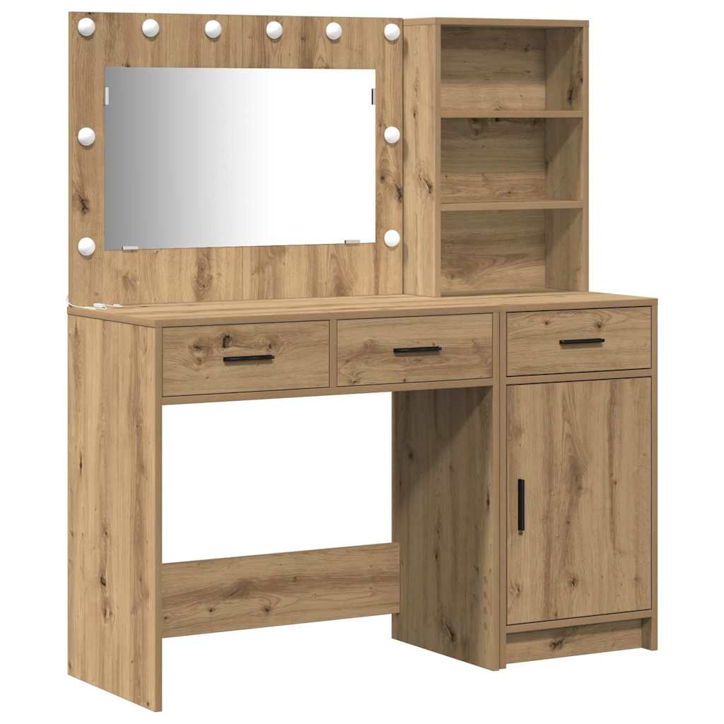 Table de Toilette avec tiroir 2 pcs Marron 78.5 x 41 x 135 cm - XIOS