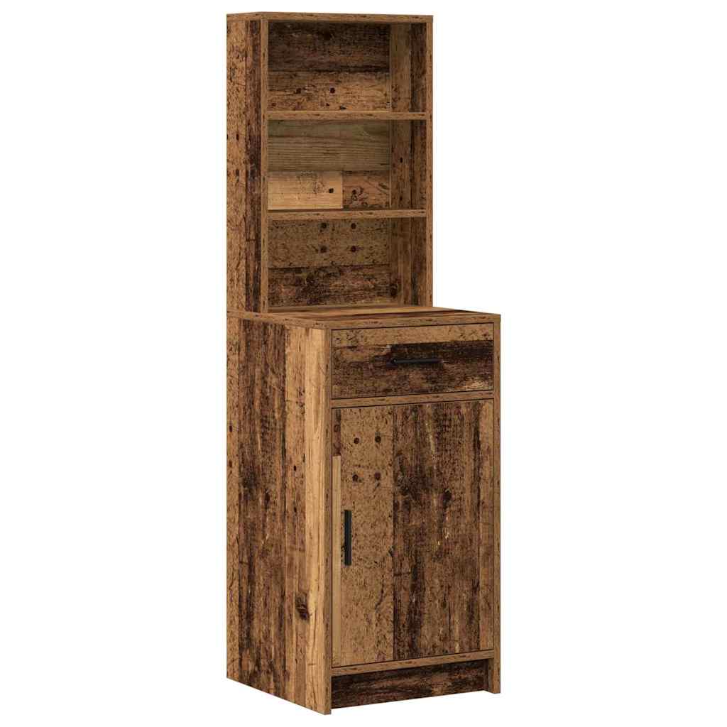 Ensemble de Coiffeuse 2 pcs Bois ancien 50 x 41 x 135 cm - XIOS