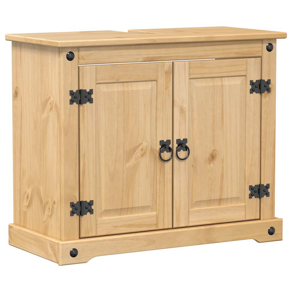 Ensemble de meubles salle de bain 3 pcs Corona bois pin massif - XIOS