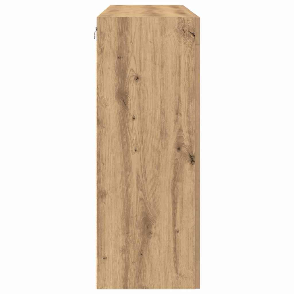 Meuble mural 2 pcs chêne artisanal 69,5 x 34 x 90 cm - XIOS