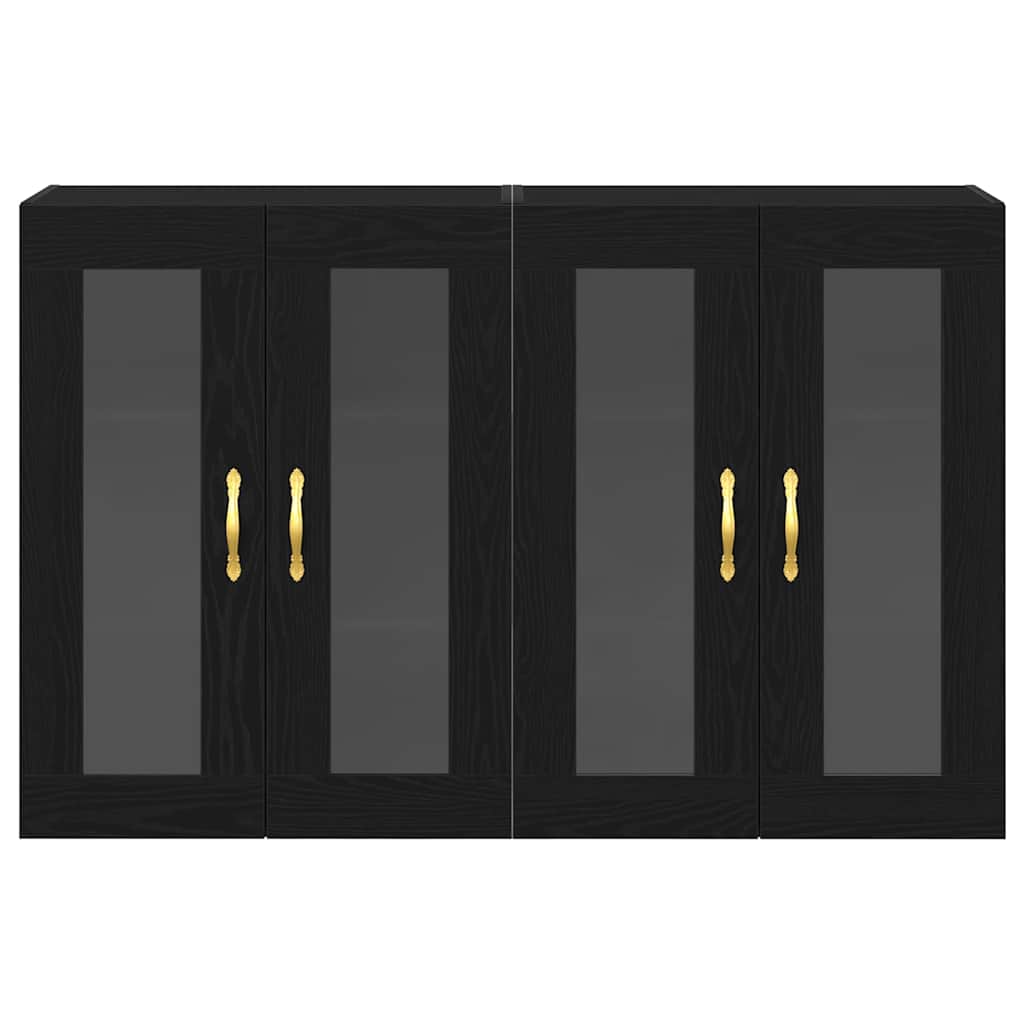 Meuble mural 2 pcs Chêne noir 69,5 x 34 x 90 cm - XIOS