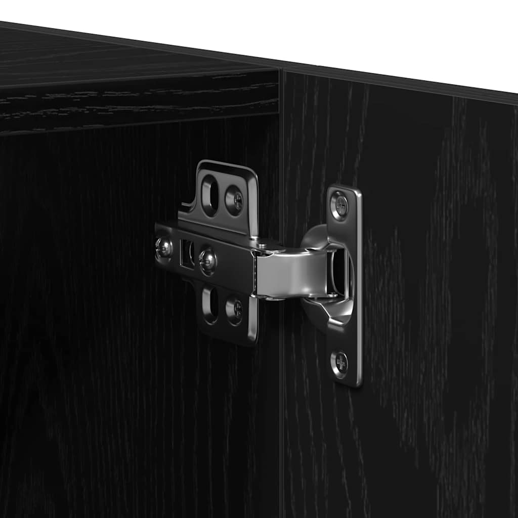Ensemble de mobilier de salle de bain 3 pc Chêne noir