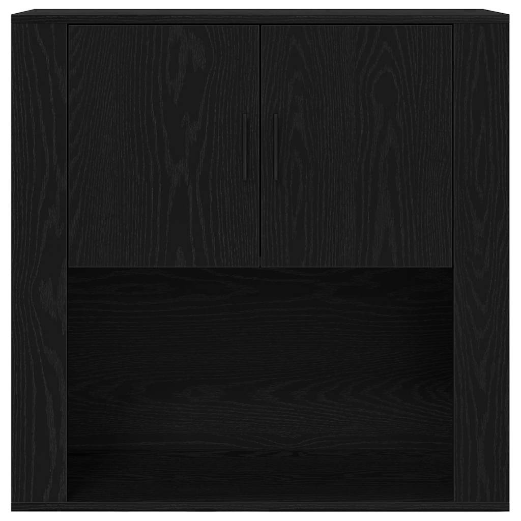Haut meuble Chêne noir 80 x 33 x 150 cm Bois d'ingénierie - XIOS