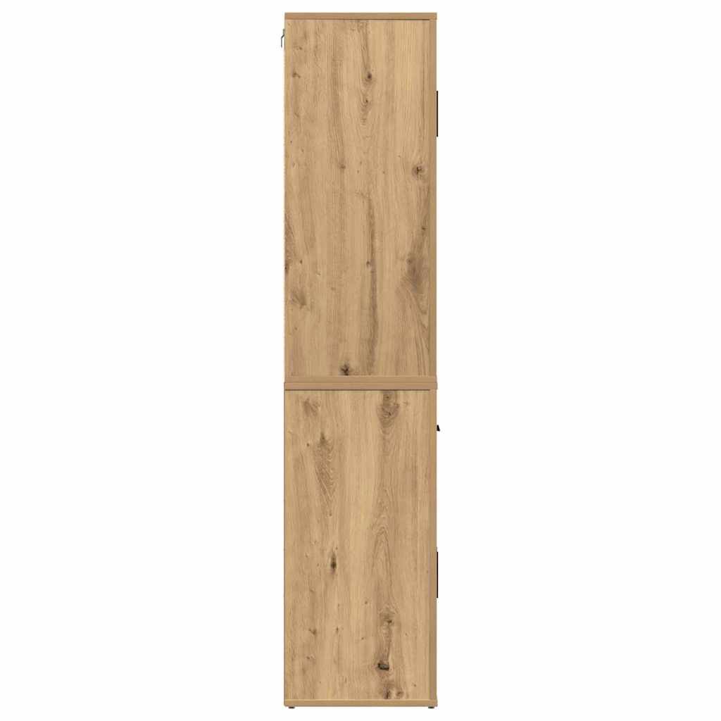 Haut de Buffet avec tiroir chêne artisanal 80 x 33 x 150 cm - XIOS
