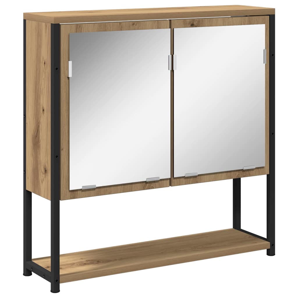 Ensemble de mobilier de salle de bain 3 pièces Marron