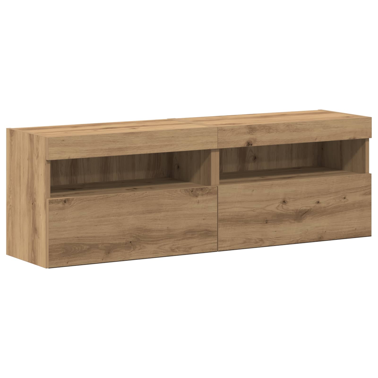 Ensemble meuble TV 6 pcs chêne artisanal Bois d'ingénierie - XIOS