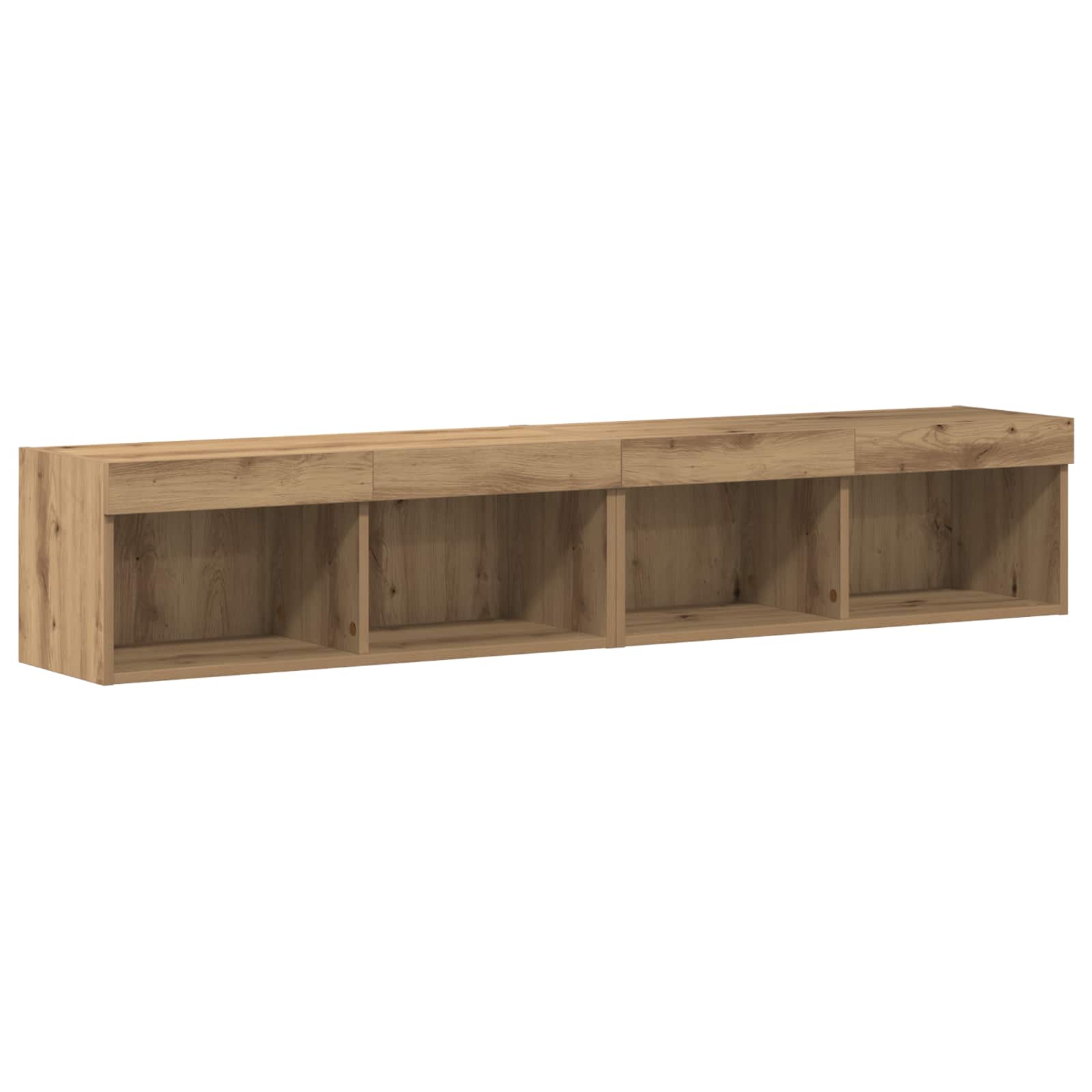 Ensemble meuble TV 6 pcs chêne artisanal Bois d'ingénierie - XIOS