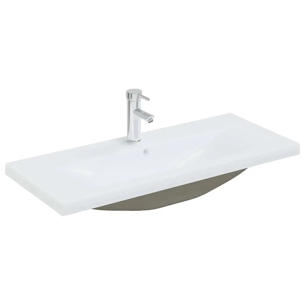 Ensemble de mobilier de salle de bain 4 pièces Chêne noir - XIOS