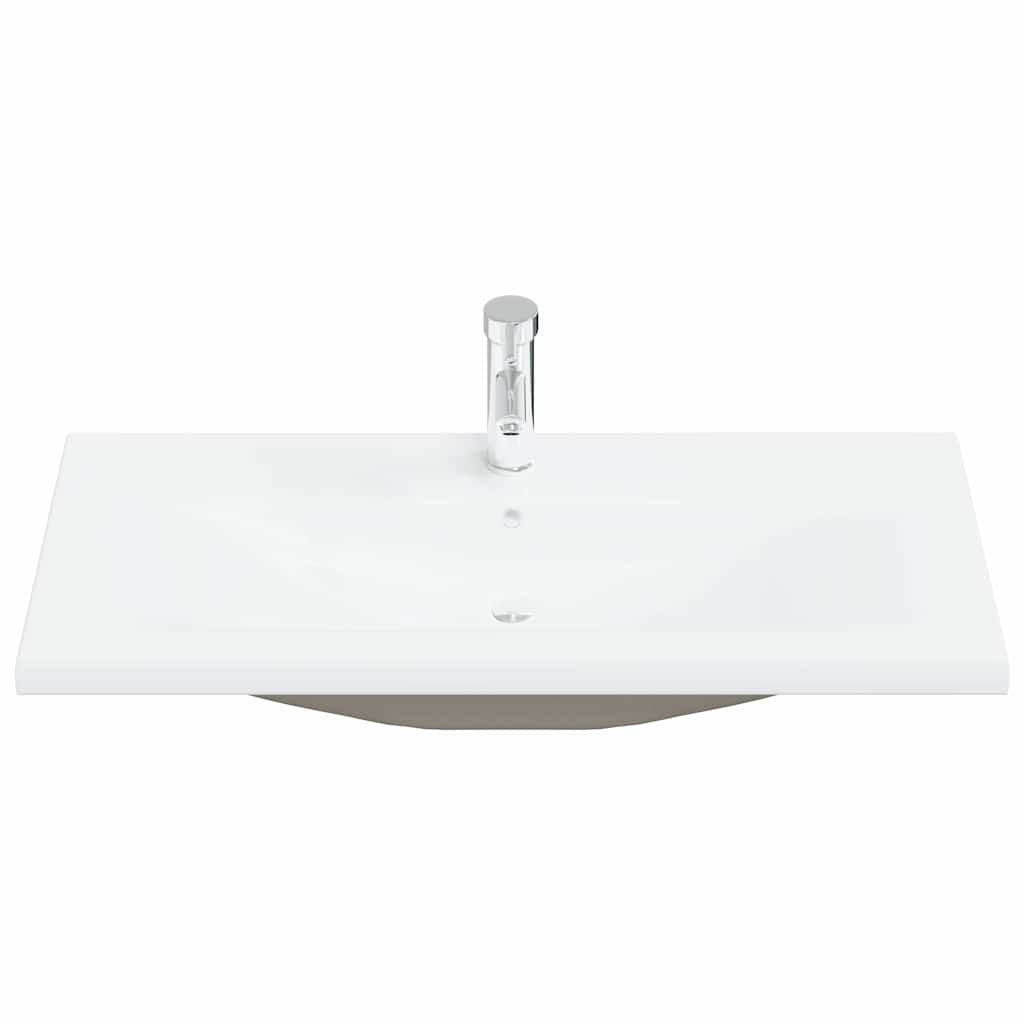 Ensemble de mobilier de salle de bain 4 pièces Chêne noir