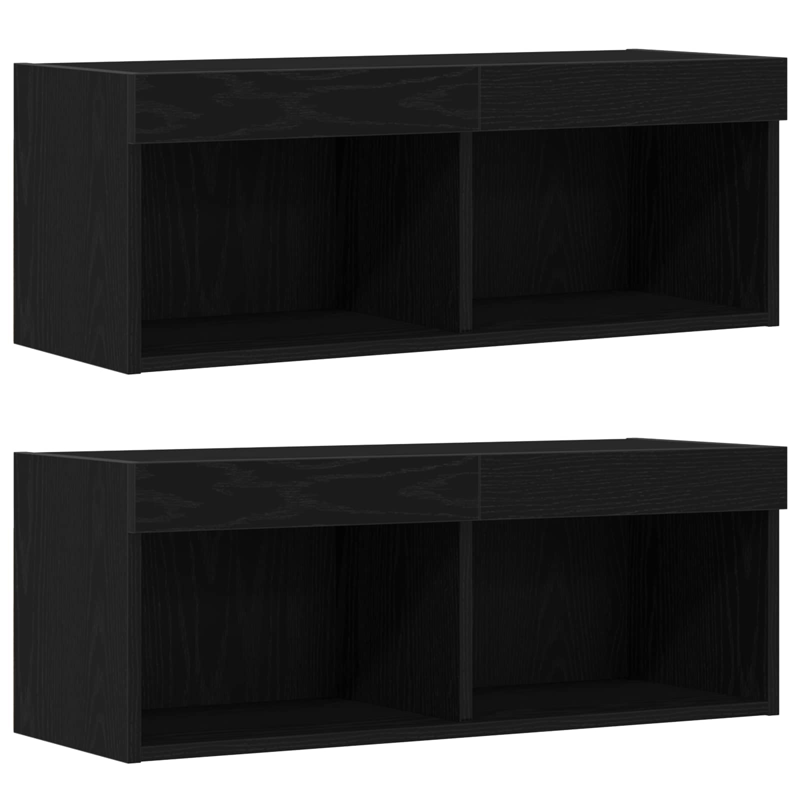 Ensemble meuble TV 8 pcs Chêne noir Bois d'ingénierie - XIOS