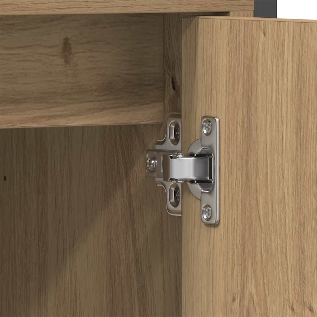 Ensemble de mobilier de salle de bain 3 pièces Marron