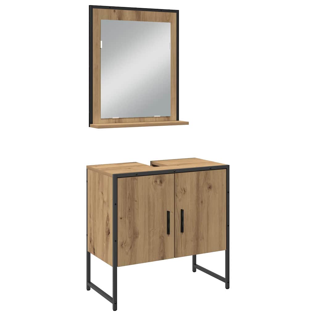 Ensemble de mobilier de salle de bain 4 pc Marron