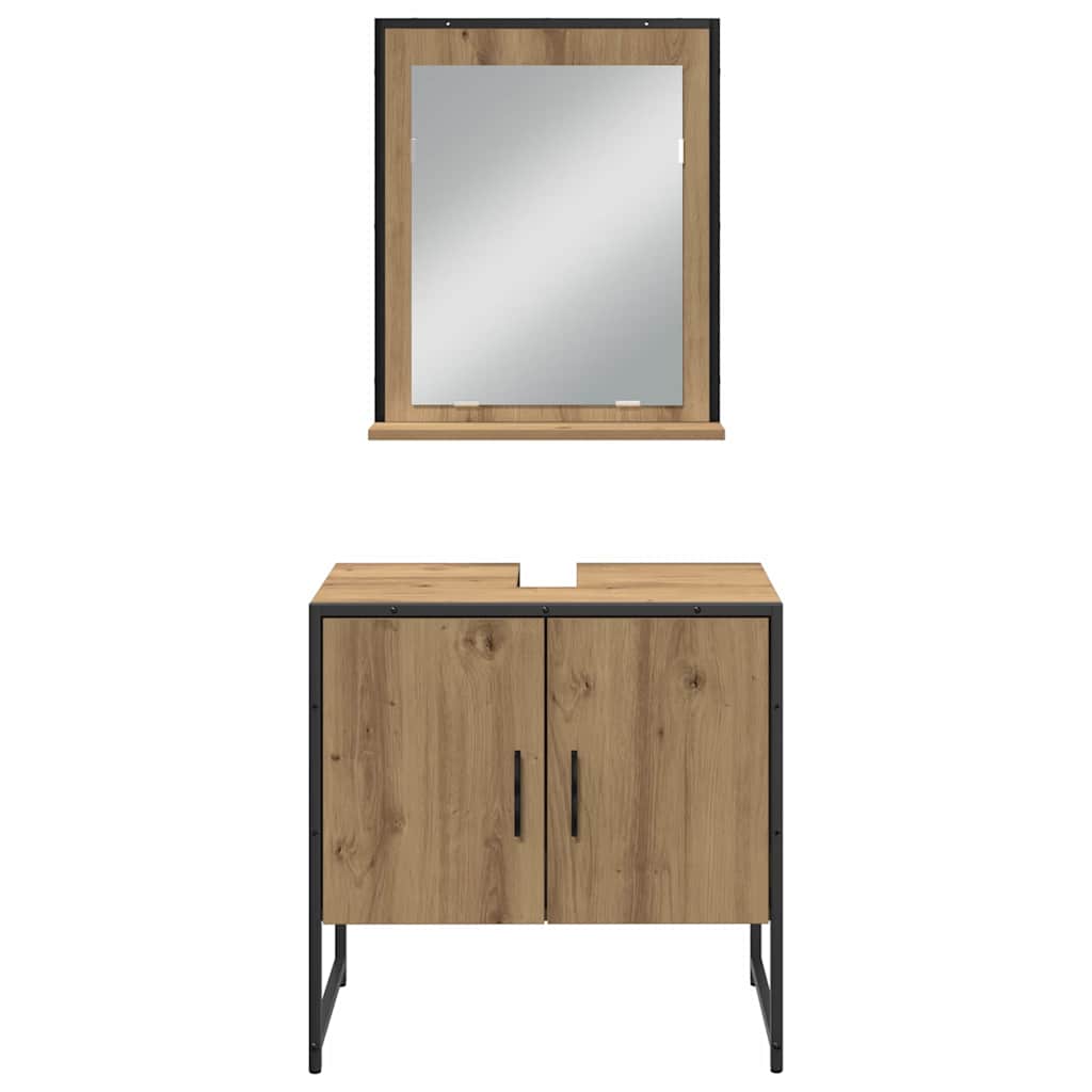 Ensemble de mobilier de salle de bain 4 pc Marron