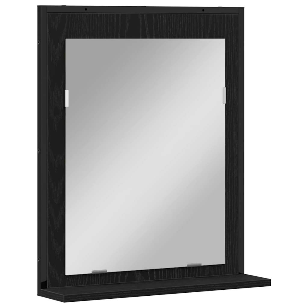 Ensemble de mobilier de salle de bain 4 pc Noir