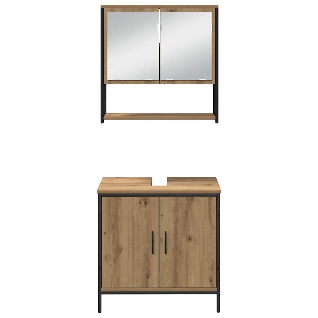 Ensemble de mobilier de salle de bain 4 pc Marron