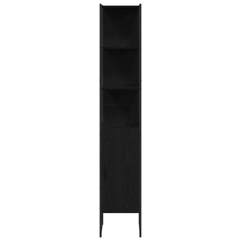 Ensemble de mobilier de salle de bain 4 pc Chêne noir