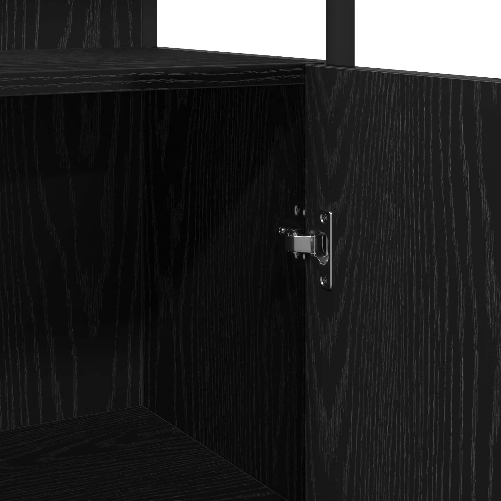Ensemble de mobilier de salle de bain 4 pc Noir