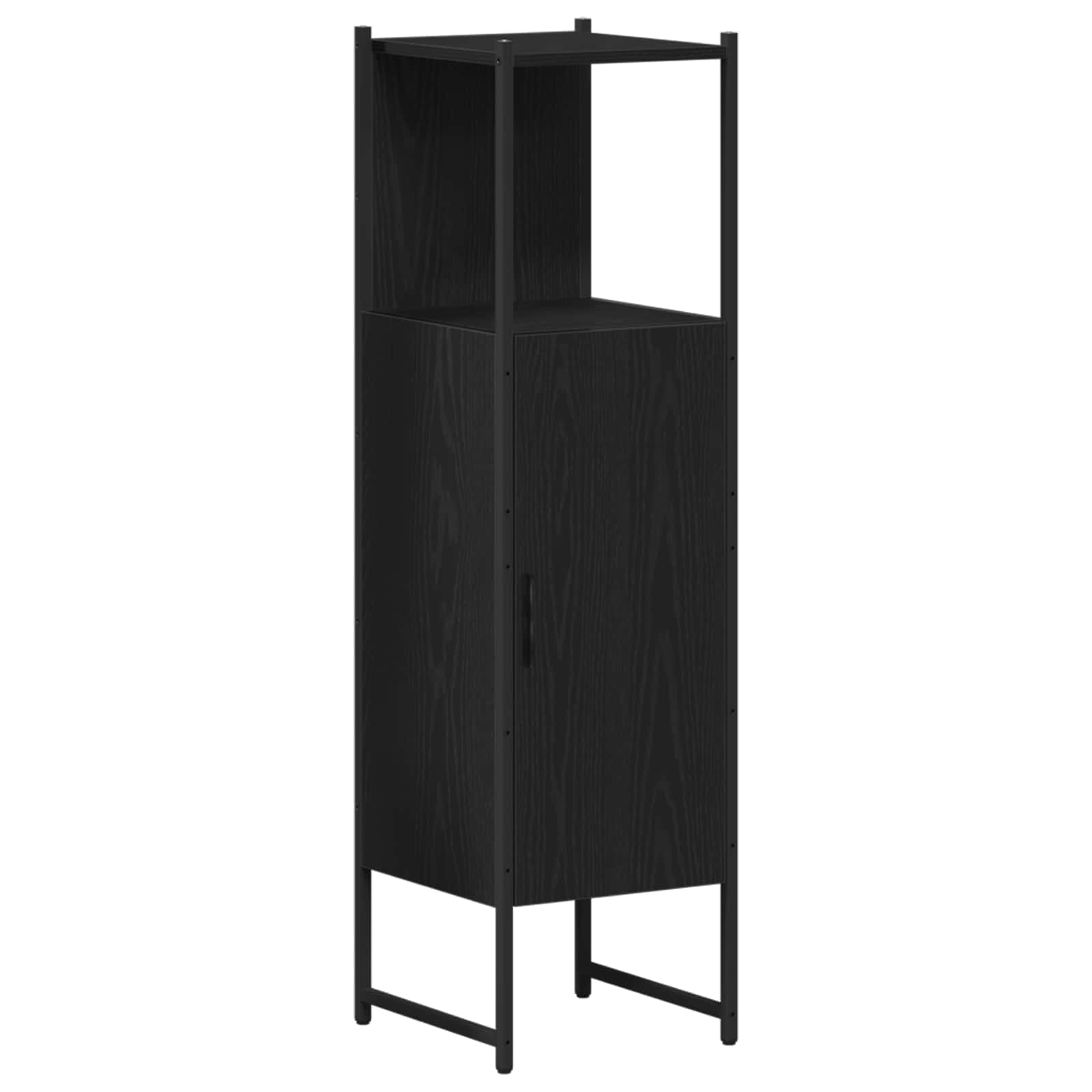 Ensemble de mobilier de salle de bain 4 pc Noir