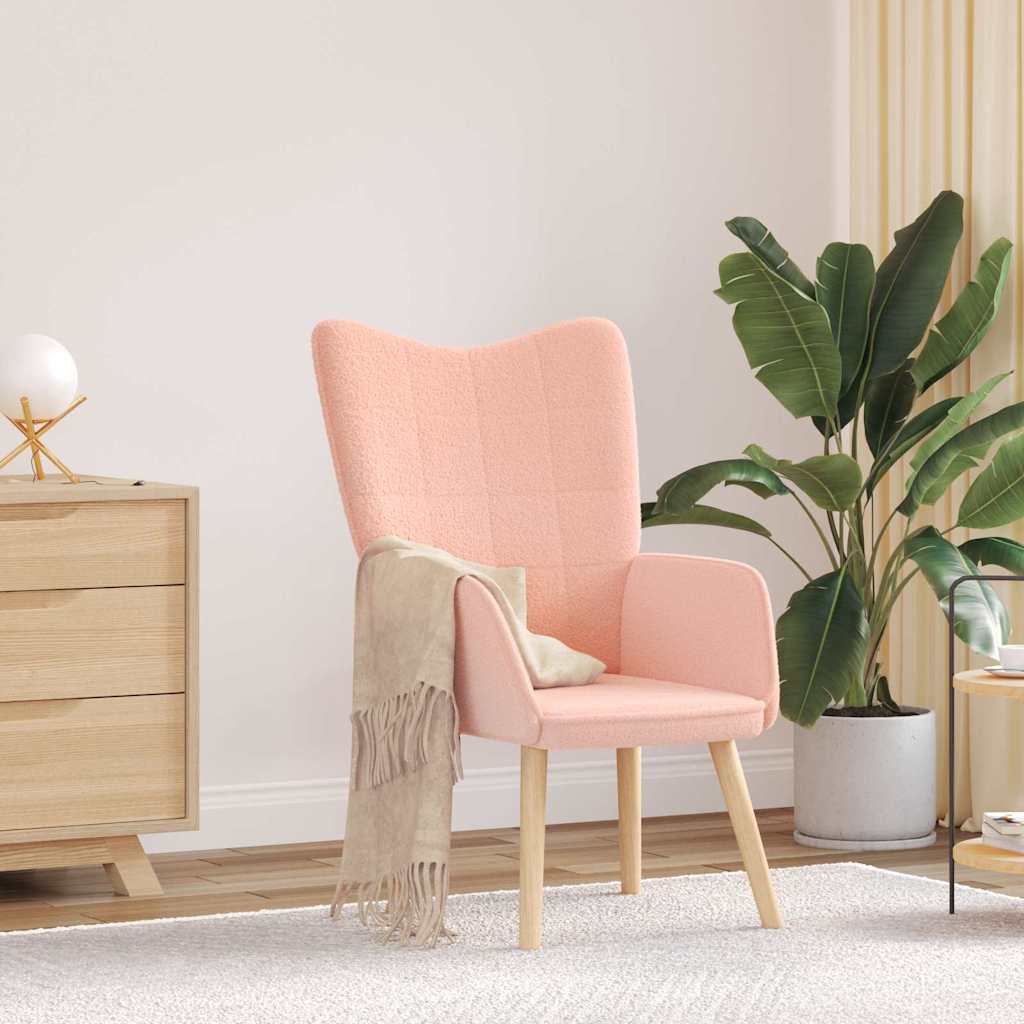 Fauteuil relaxant Rose 62 x 67 x 95.5 cm tissu - XIOS