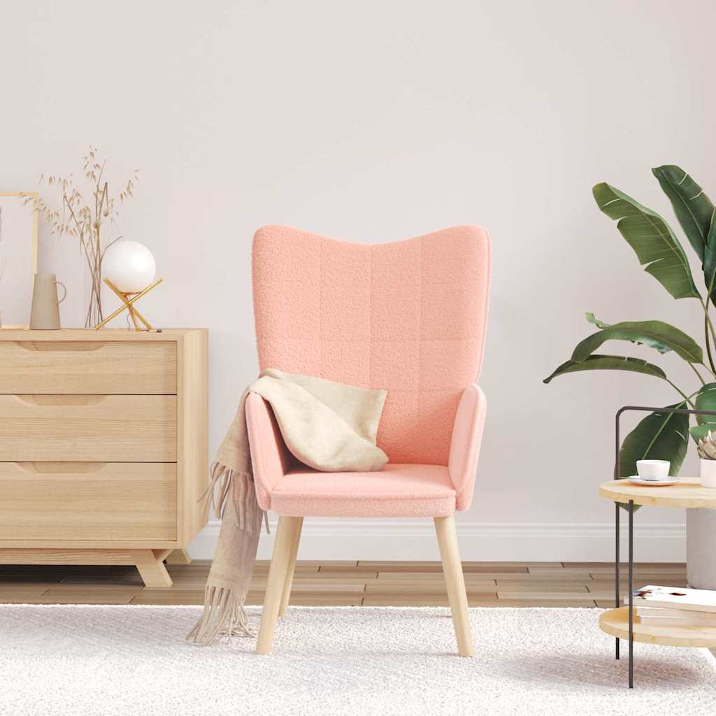 Fauteuil relaxant Rose 62 x 67 x 95.5 cm tissu - XIOS