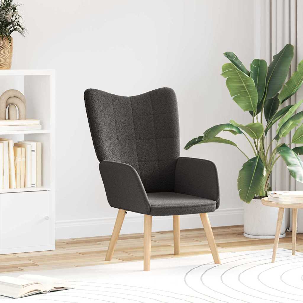 Fauteuil relaxant Gris foncé 62 x 67 x 95.5 cm tissu - XIOS
