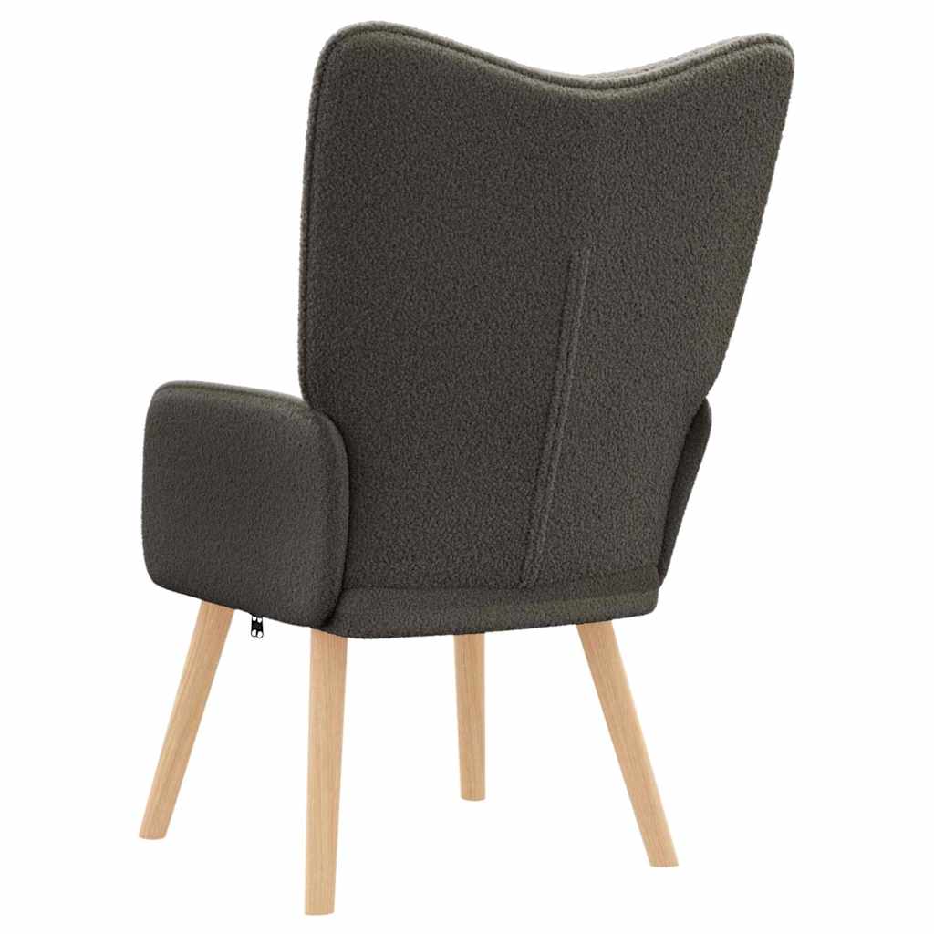 Fauteuil relaxant Gris foncé 62 x 67 x 95.5 cm tissu - XIOS