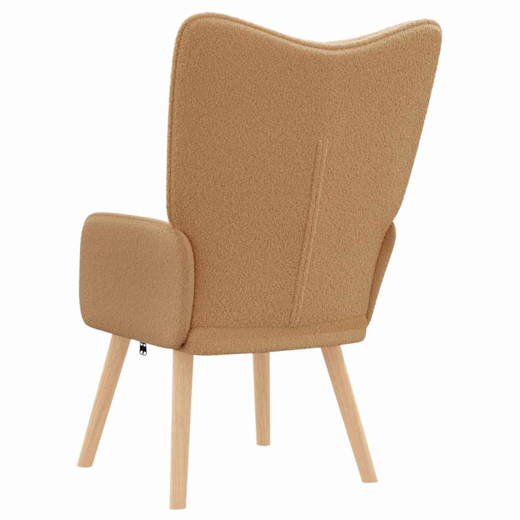 Fauteuil relaxant Beige 62 x 67 x 95.5 cm tissu - XIOS
