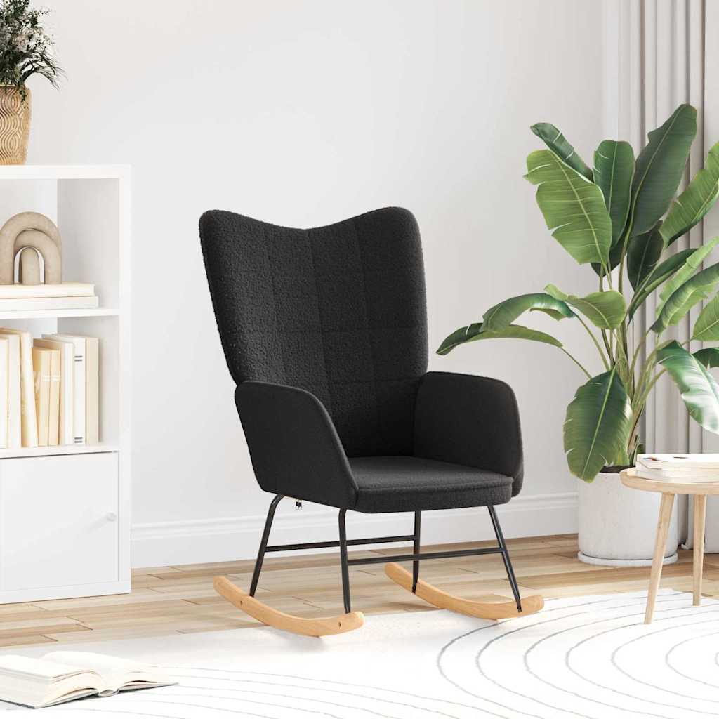 Fauteuil relaxant Noir 61 x 78 x 98 cm tissu - XIOS