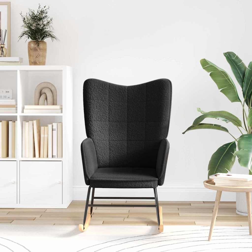 Fauteuil relaxant Noir 61 x 78 x 98 cm tissu - XIOS