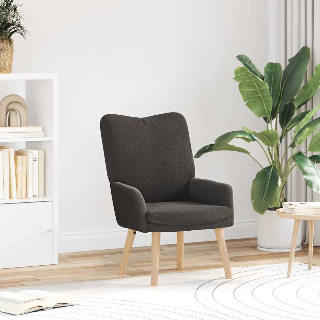Fauteuil relaxant Gris foncé 63 x 67 x 94 cm tissu - XIOS