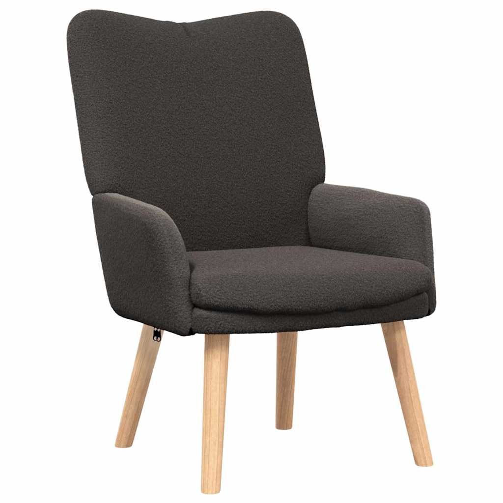 Fauteuil relaxant Gris foncé 63 x 67 x 94 cm tissu - XIOS