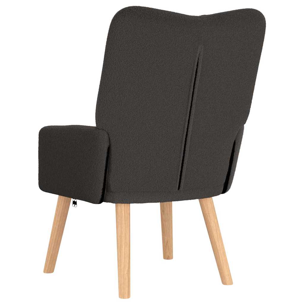 Fauteuil relaxant Gris foncé 63 x 67 x 94 cm tissu - XIOS
