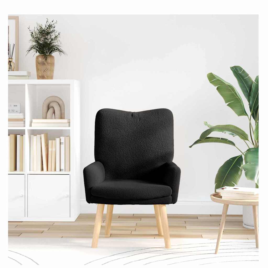 Fauteuil relaxant Noir 63 x 67 x 94 cm tissu - XIOS
