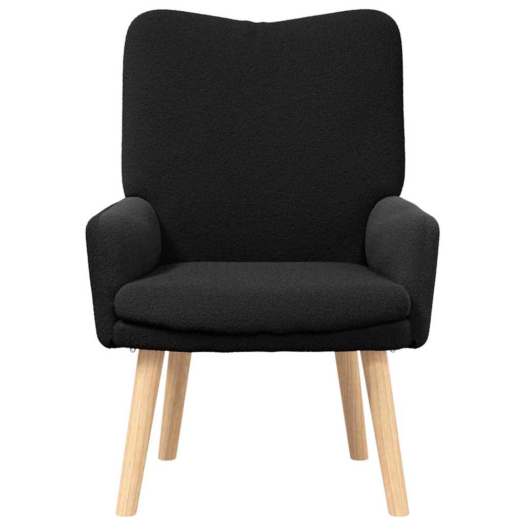 Fauteuil relaxant Noir 63 x 67 x 94 cm tissu - XIOS