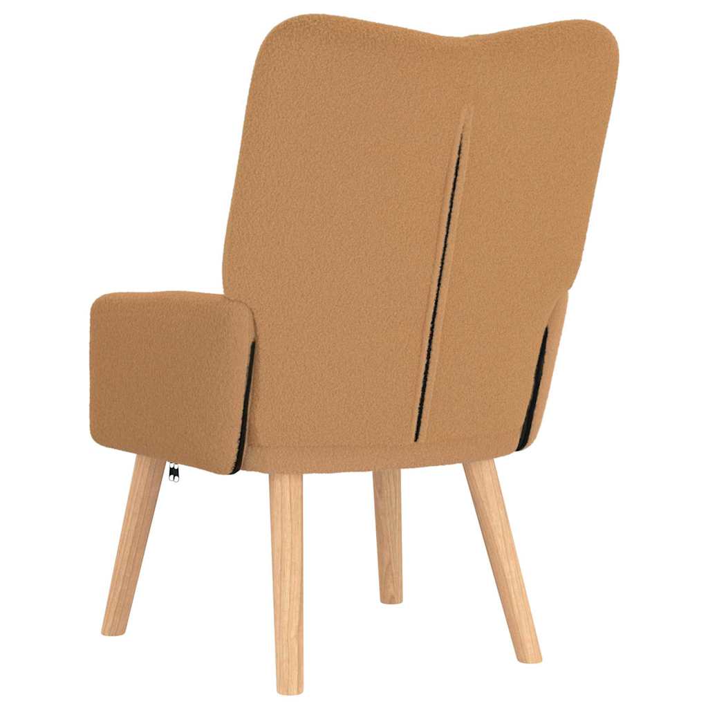 Fauteuil relaxant Beige 63 x 67 x 94 cm tissu - XIOS