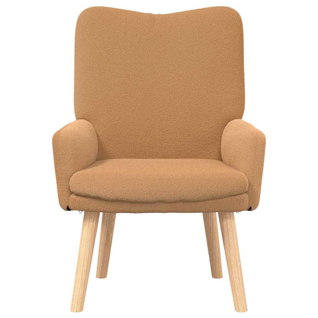 Fauteuil relaxant Beige 63 x 67 x 94 cm tissu - XIOS