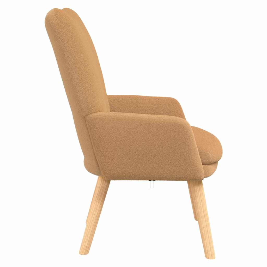 Fauteuil relaxant Beige 63 x 67 x 94 cm tissu - XIOS