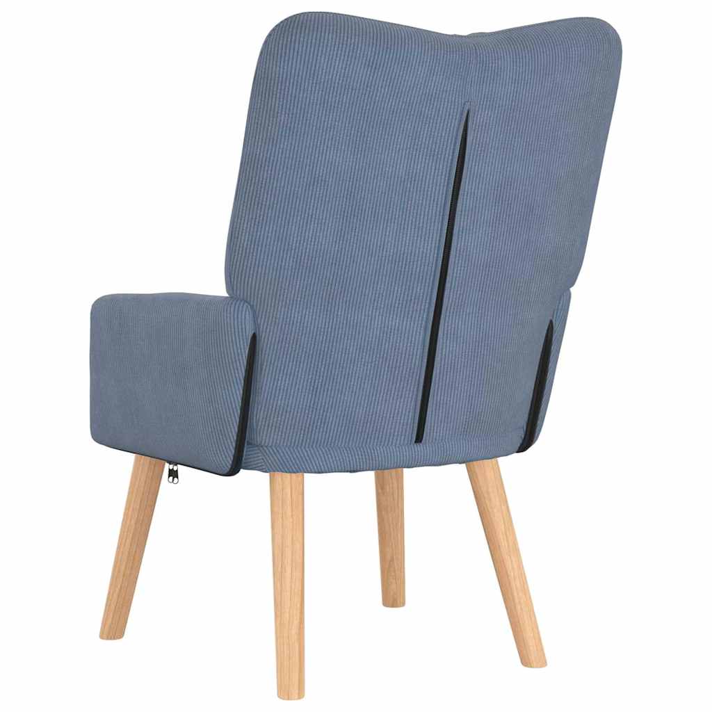 Fauteuil relaxant Bleu 63 x 67 x 94 cm tissu - XIOS