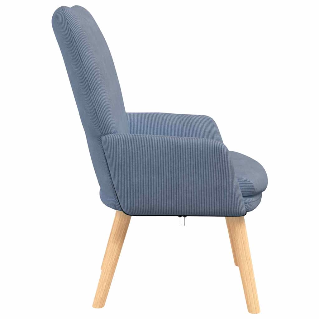 Fauteuil relaxant Bleu 63 x 67 x 94 cm tissu - XIOS