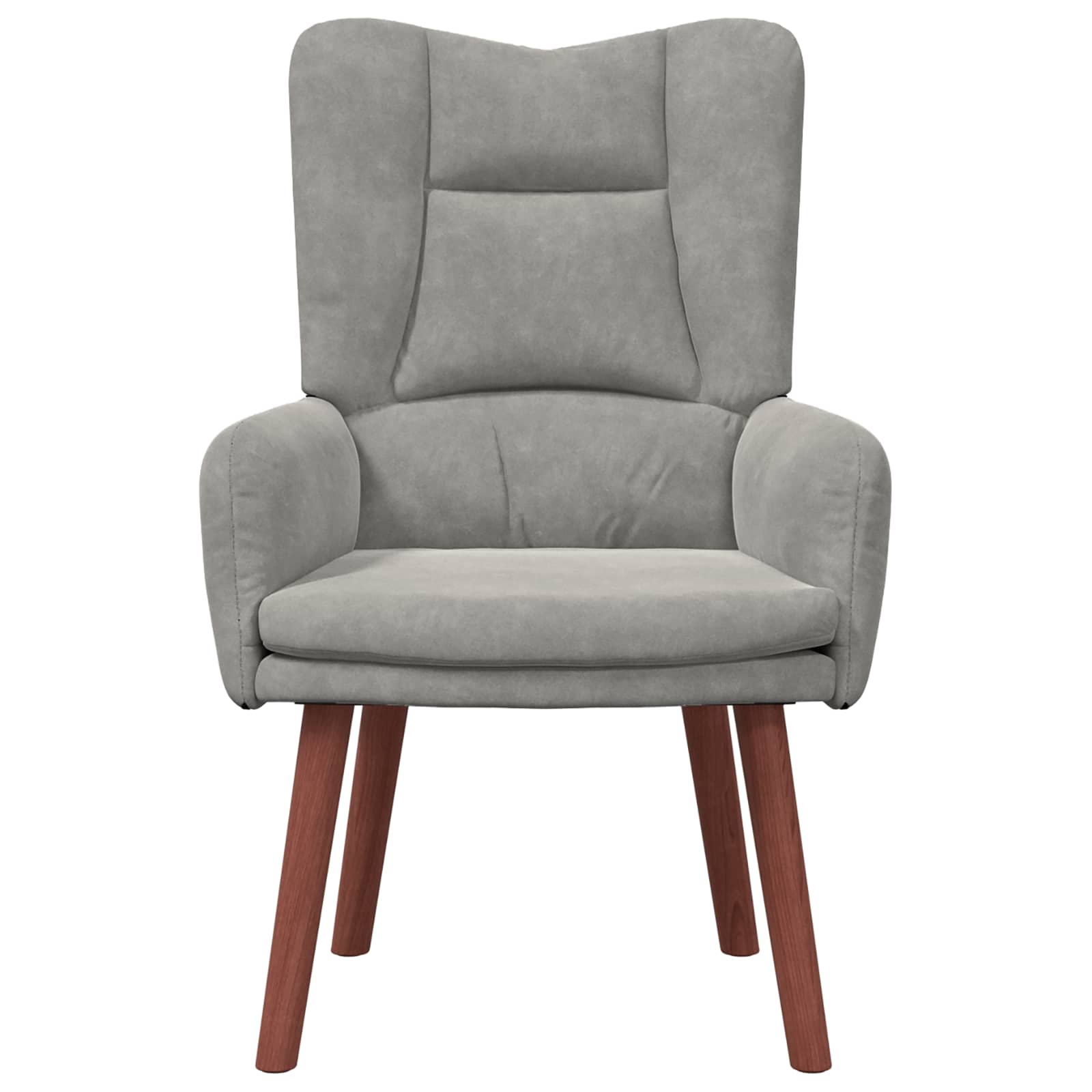 fauteuil Gris clair 63 x 67 x 94 cm Velours - XIOS