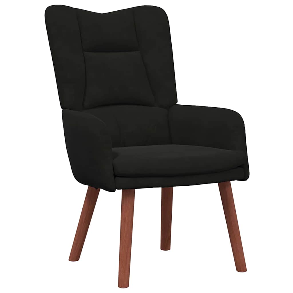 Fauteuil relaxant Noir 63 x 67 x 94 cm Velours - XIOS